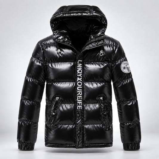Men's Plus Size Zip Up Puffer Jacket