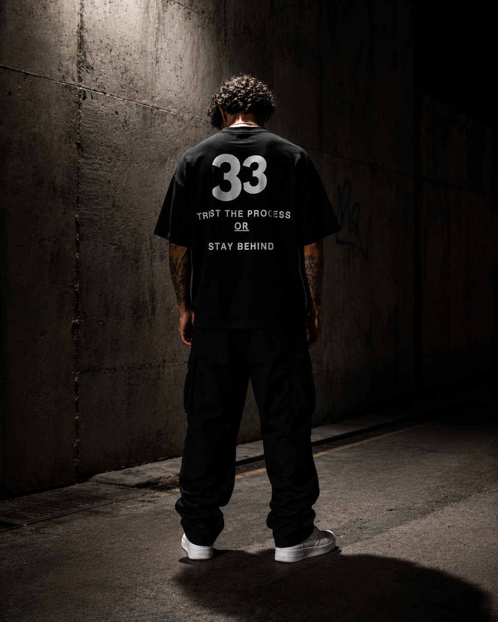 Trust The Process Tee - Black