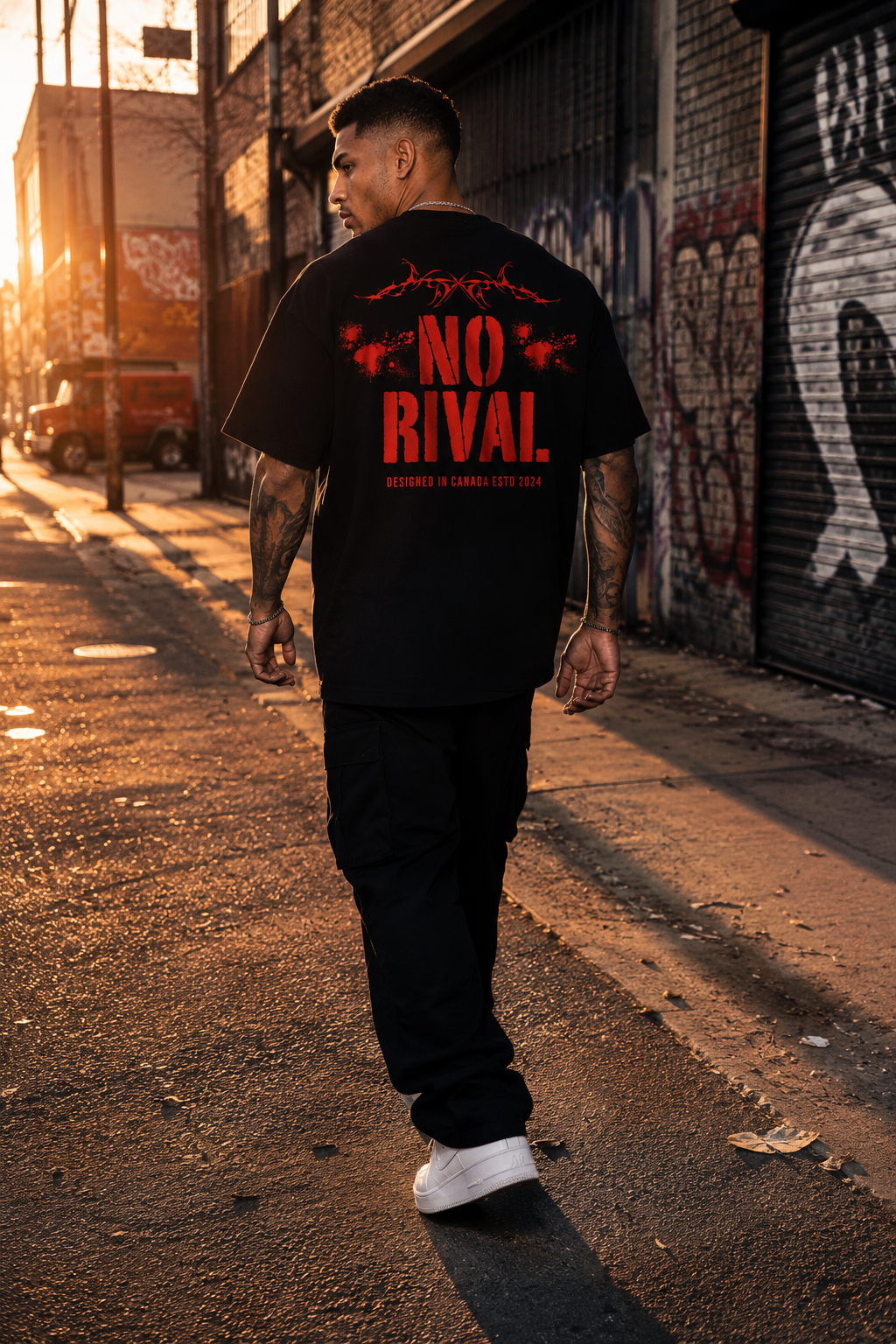 No Rival. Tee — Black
