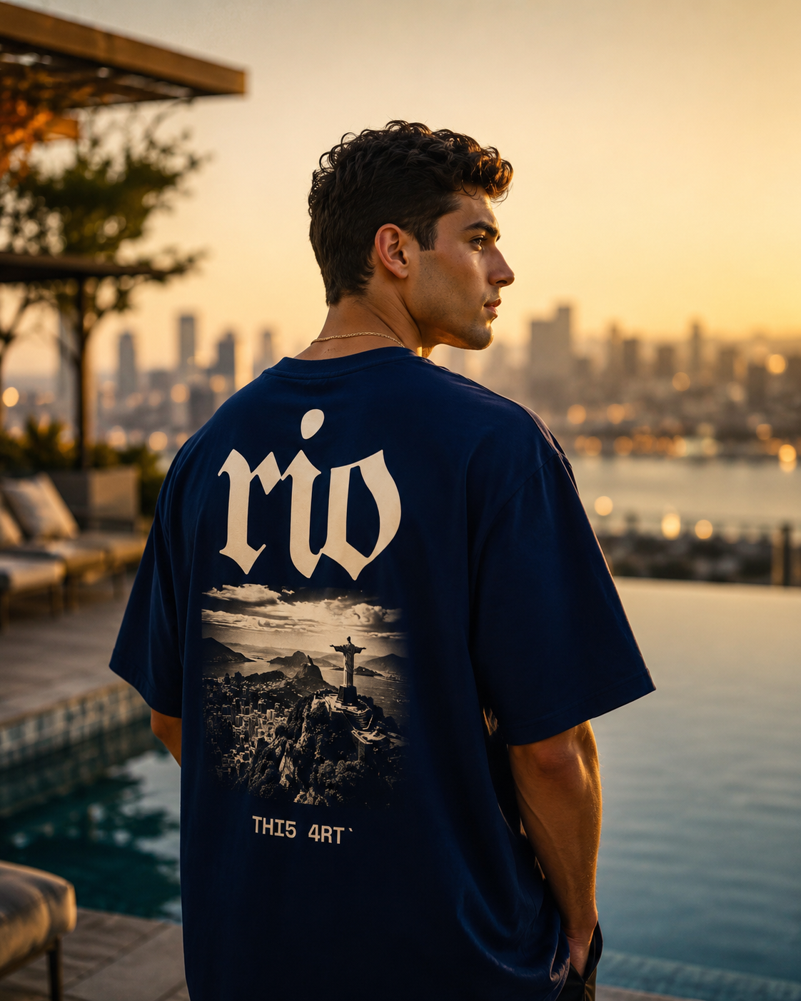 Rio Tee — Navy