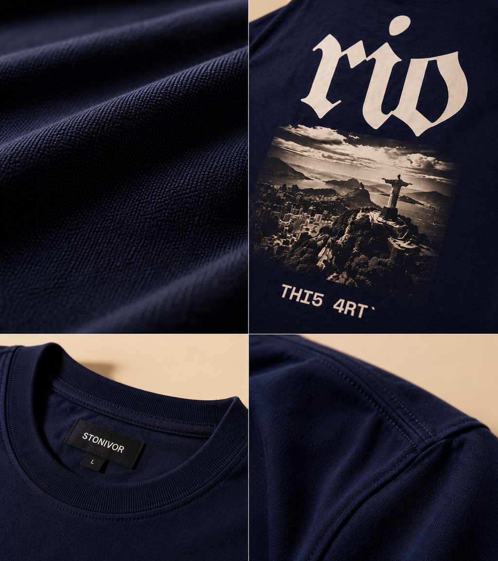 Rio Tee — Navy