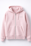 Zip Hoodie - Blush Pink