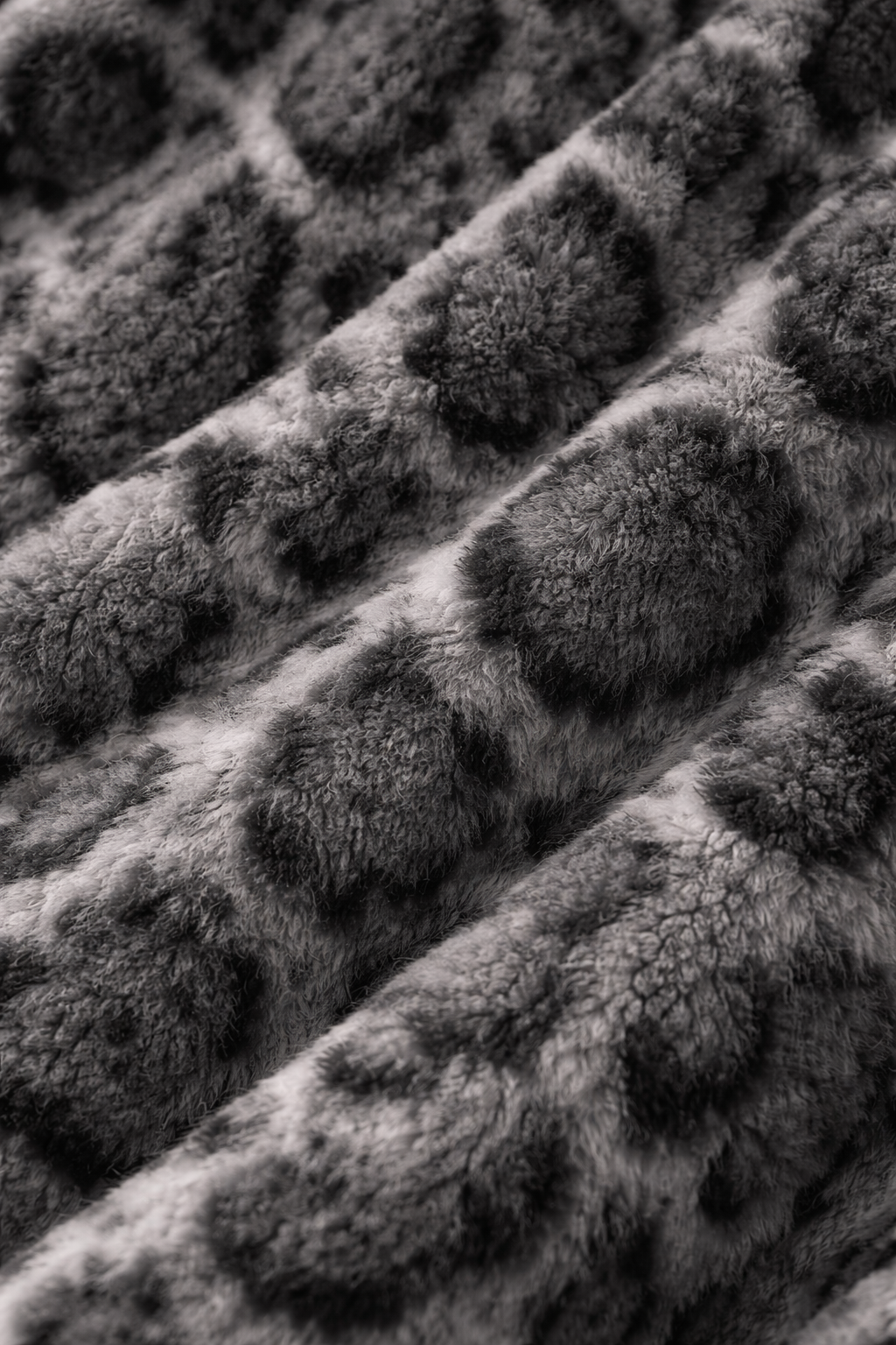 Leopard Fuzzy Zip Jacket