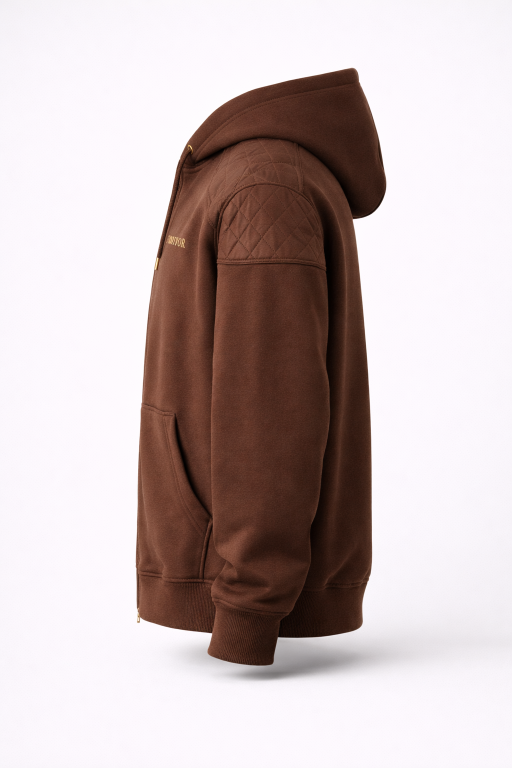 Heritage Zip Hoodie - Chocolate Brown