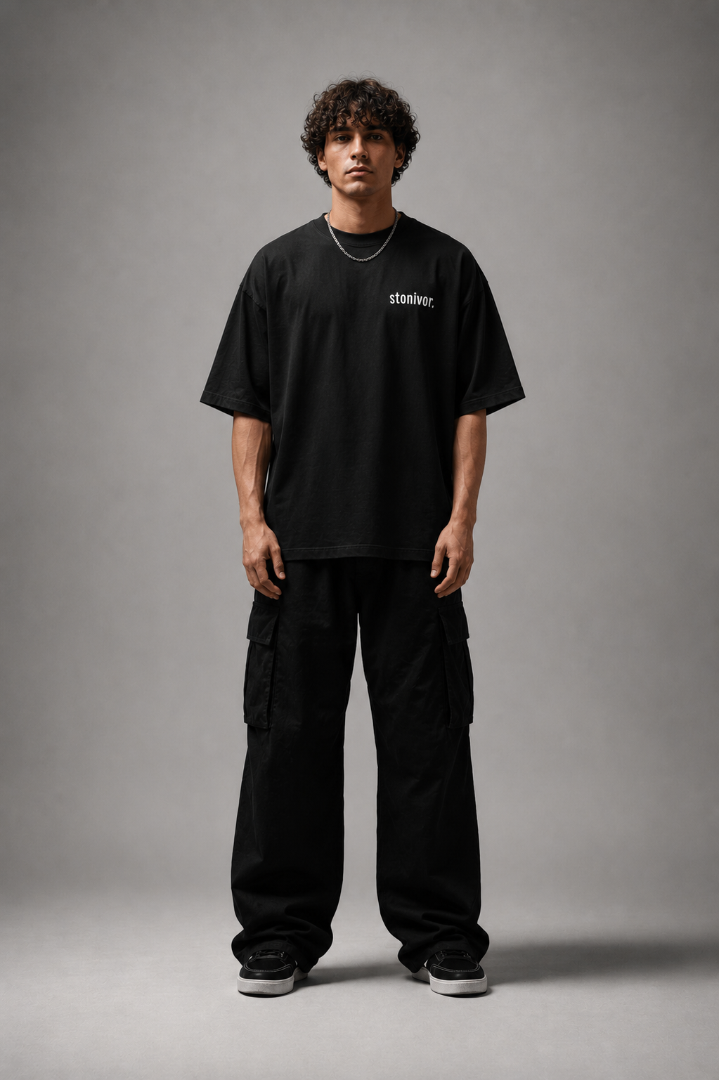 Stay Low Win High Tee ' Black