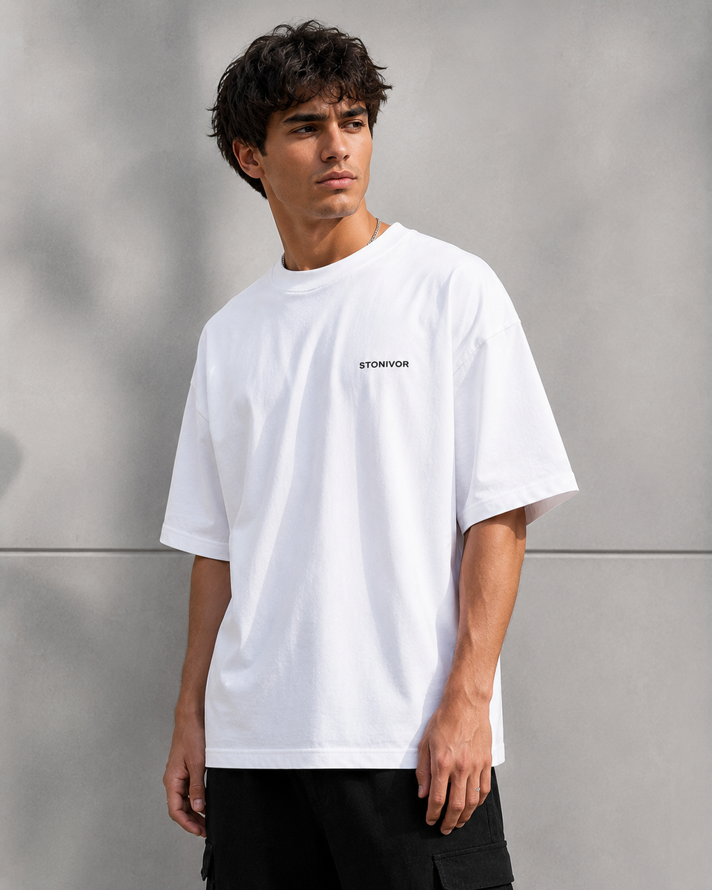 Stay Low Win High Tee ' White