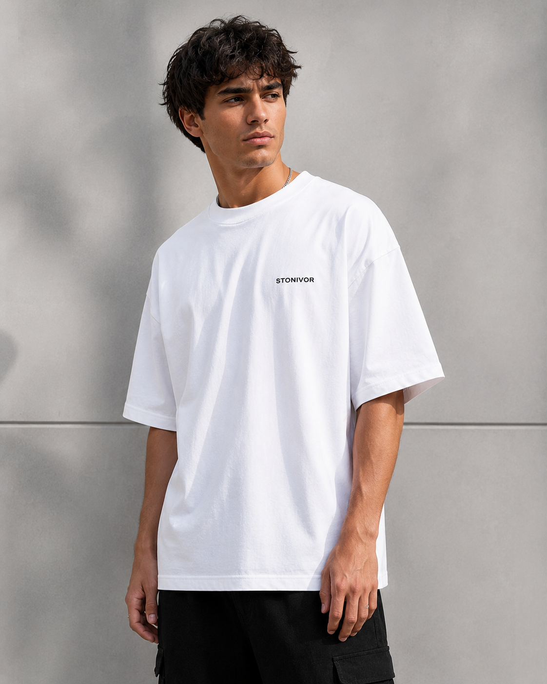 Stay Low Win High Tee ' White