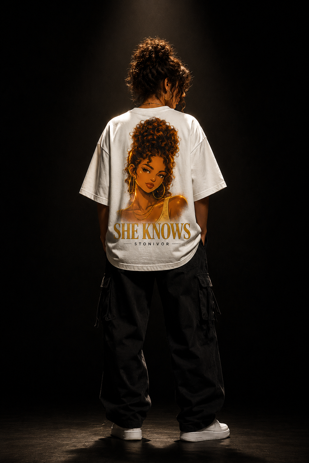 She Knows Tee — White