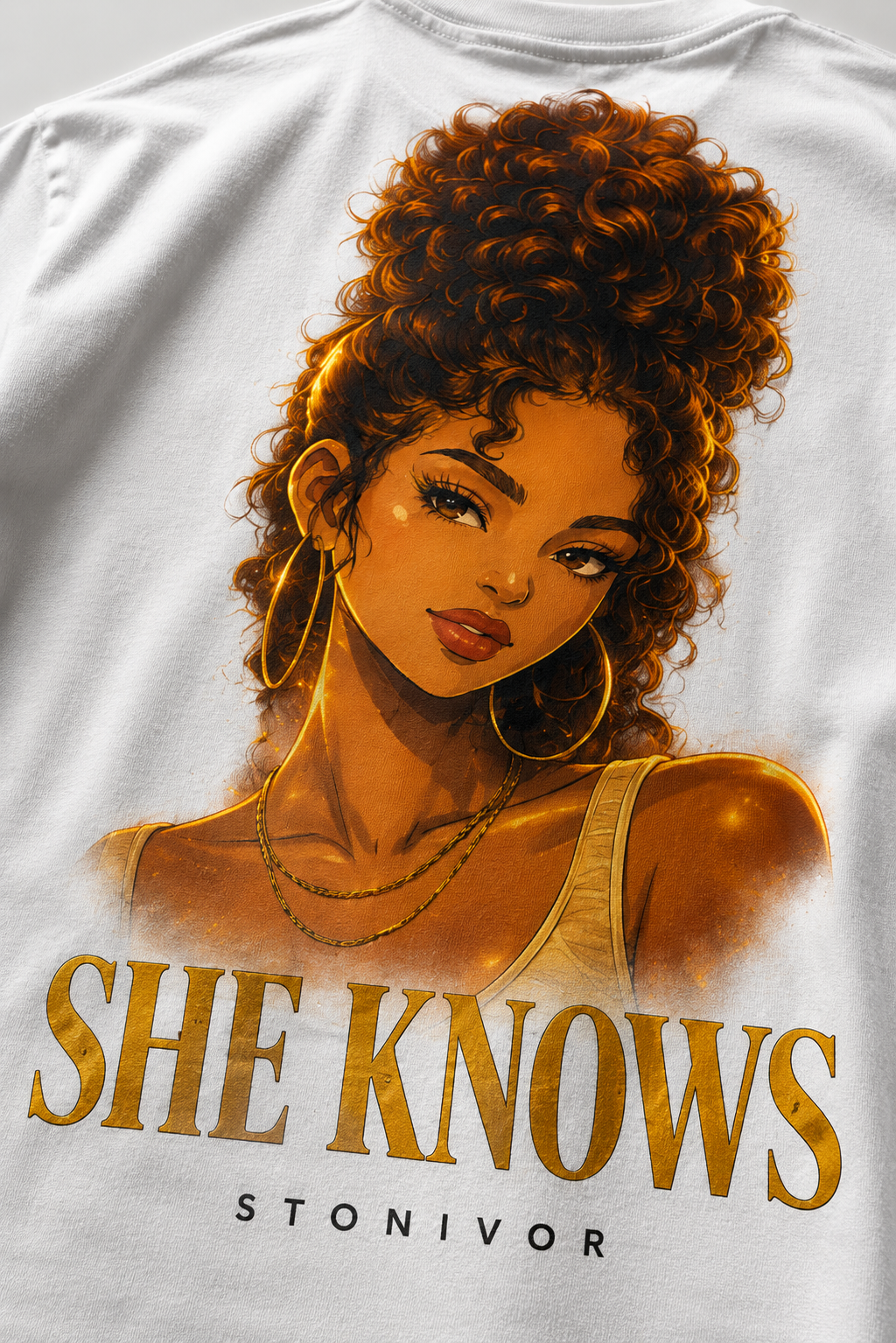 She Knows Tee — White