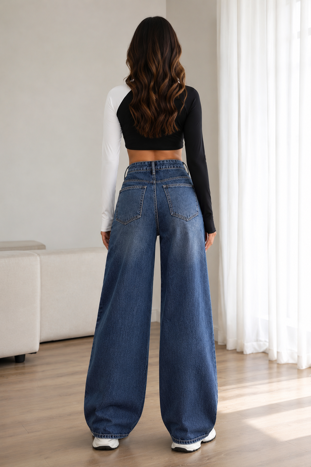 Wide Leg Jean ' Medium Blue
