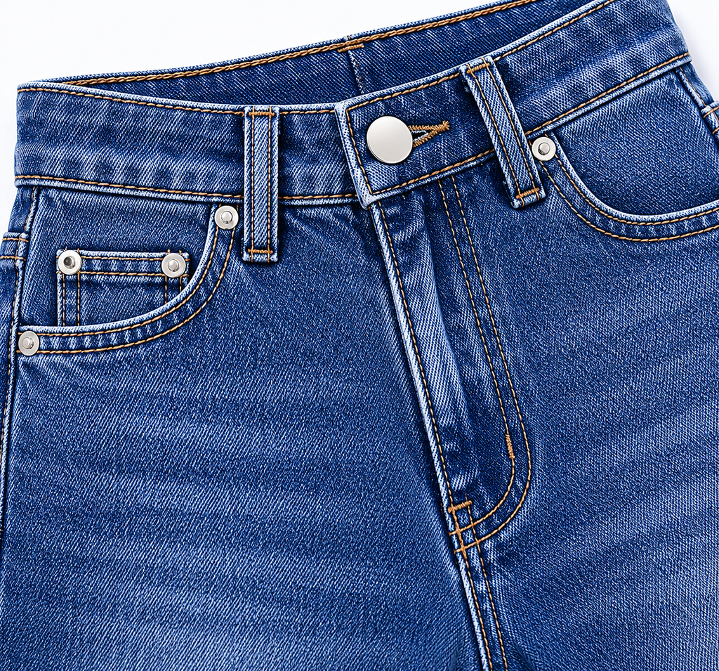Wide Leg Jean ' Medium Blue